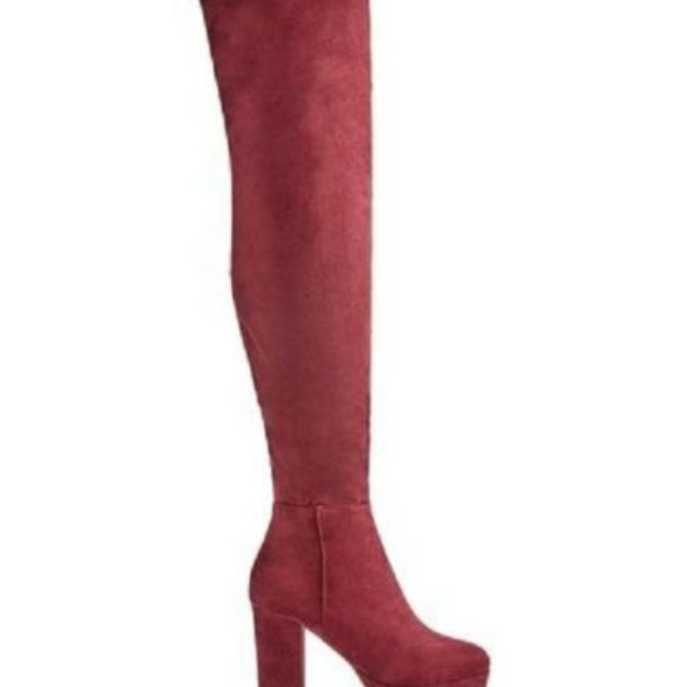Just Fab Laetitia Over Knee Boot Wide Calf NIB